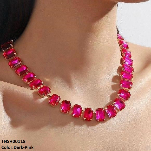 Rectangle Link Necklace